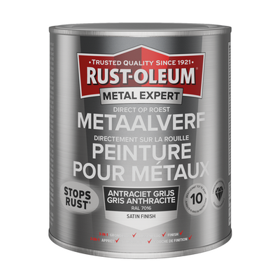 Rust-Oleum 1071333 – Metallfarbe –zg –ral7016 –750 ml, direkt auf Rost | 1 Stk