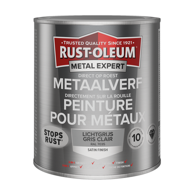 Rust-Oleum 1071336 – Metallfarbe –zg –ral7035 –750 ml direkt auf Rost | 1 Stk