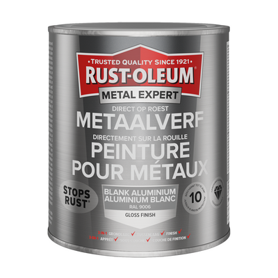 Rust-Oleum 1071353 – Metallfarbe –hg –ral9006 –400 mldirekt auf Rost | 1 Stk