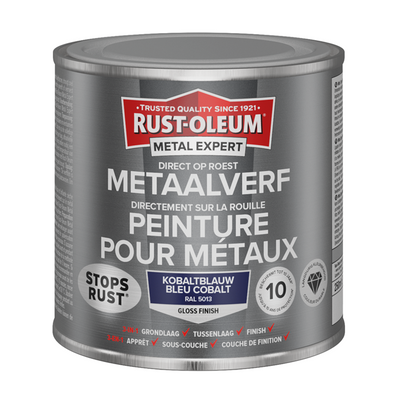 Rust-Oleum 1071405 – Metallfarbe-hg -ral5013 – 250 m direkt auf Rost | 1 Stk