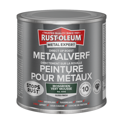 Rust-Oleum 1071406 – Metallfarbe-hg -ral6005 – 250 m direkt auf Rost | 1 Stk