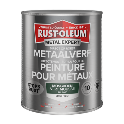 Rust-Oleum 1071408 – Metallfarbe-hg-ral6005 – 750 ml direkt auf Rost | 1 Stk