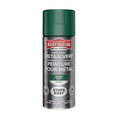 Rust-Oleum 1071363 – Hammerschlag – grün – 400 ml direkt auf Rost – Metallfarbe | 1 Stk