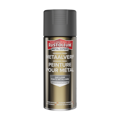 Rust-Oleum 1071377 – Metallfarbe – Gusseisen – 400 m Metall-Experten-Designer-Finish | 1 Stk