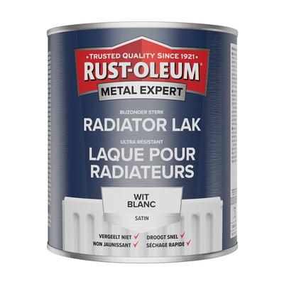 Rust-Oleum 1071386 – Heizkörperfarbe – Weiß – 750 ml | 1 Stk