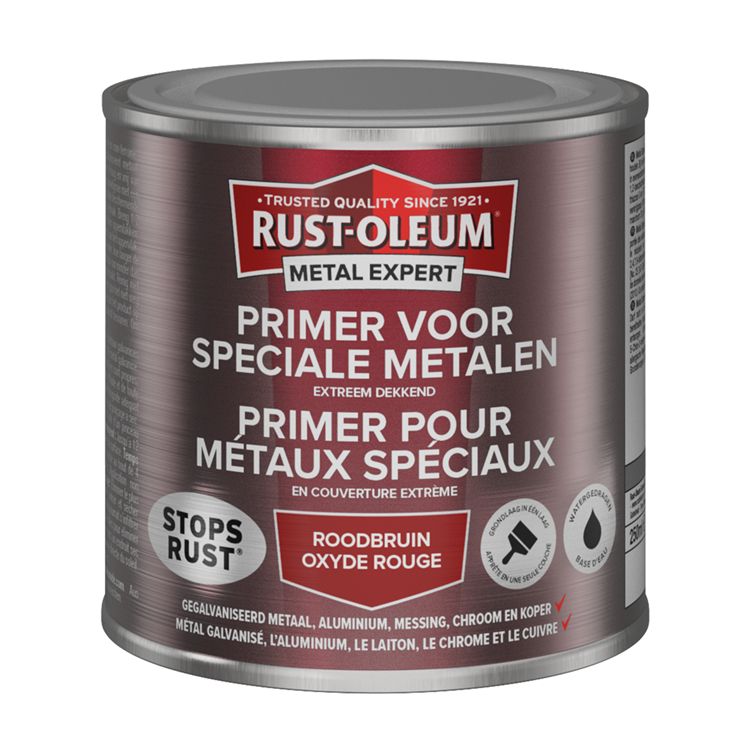Rust-Oleum 1071317 – Grundierung für Spezialmetalle, 250 ml, Metallexperte | 1 Stk