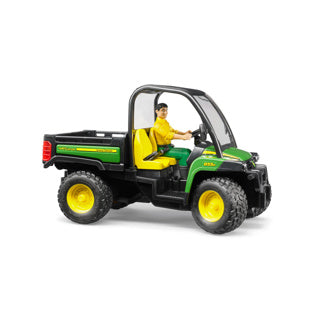 Bruder John Deere Gator XUV 855d mit Fahrer