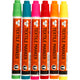 Textilmarker, Strichstärke 2-4 mm, Neonfarben, 6 Stück, 1 Box