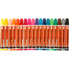 Textilmarker, Strichstärke 2-4 mm, verschiedene Farben, 18 Stück, 1 Box