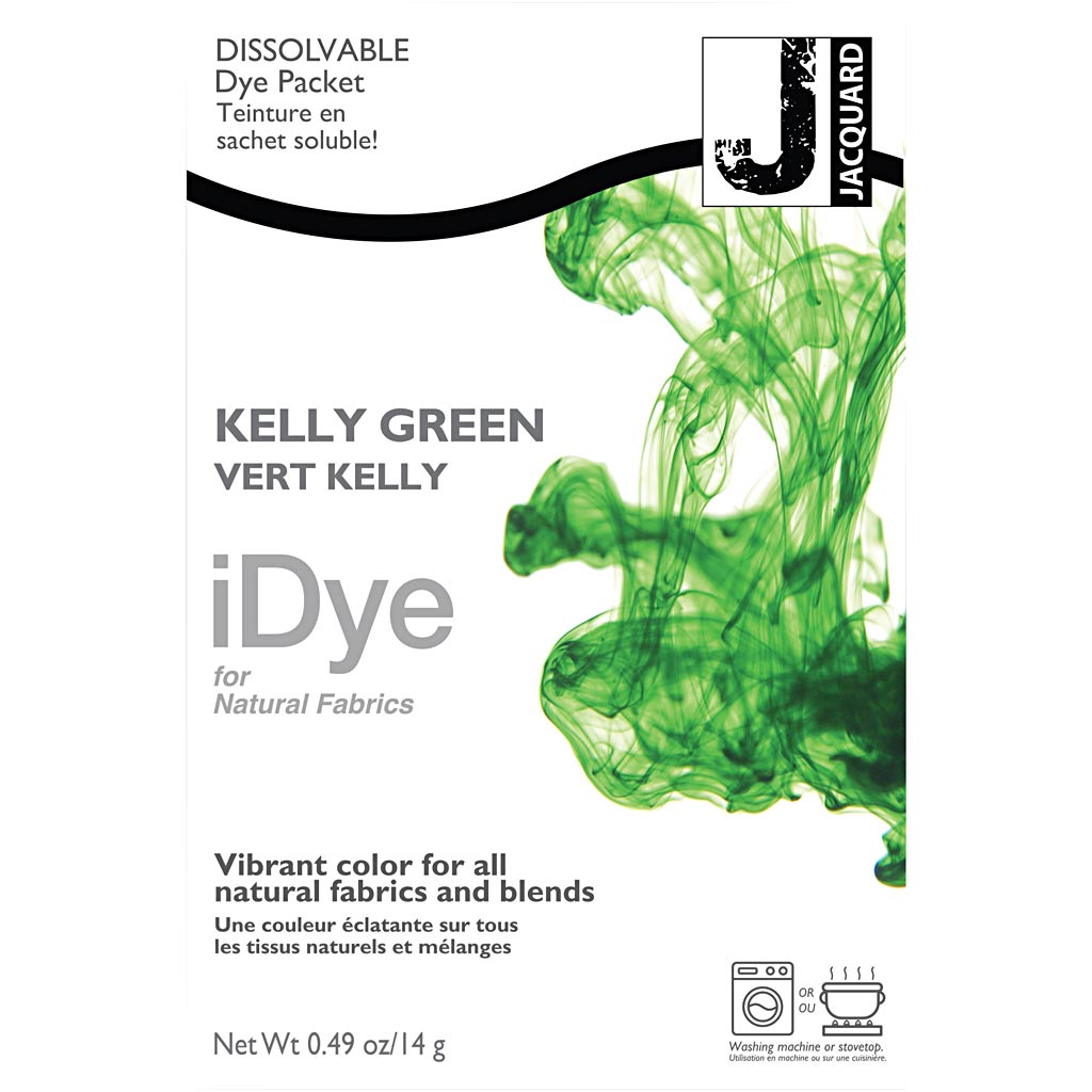 IDIDE für natürliche Stoffe, Grasgrün, 14 Gr 1 Box