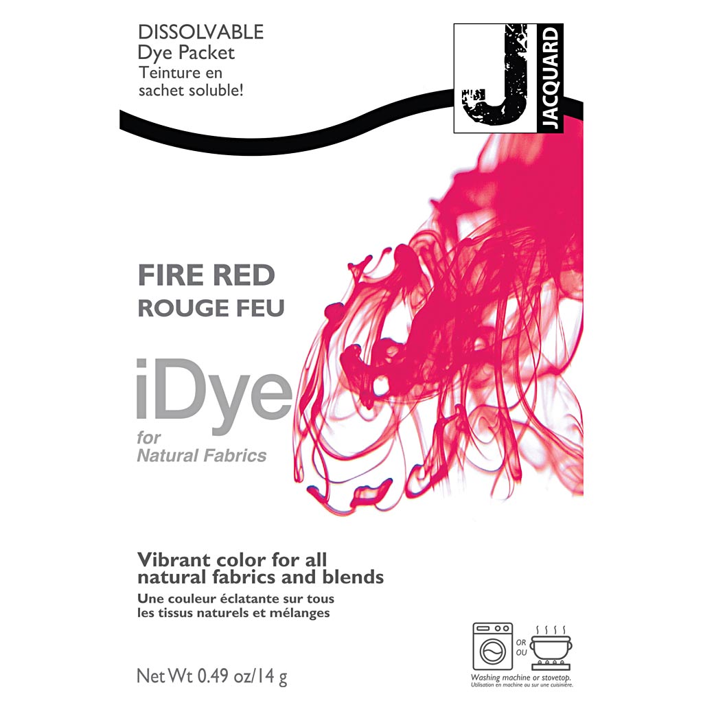 IDIDE für natürliche Stoffe, warmes Rot, 14 Gr 1 Box