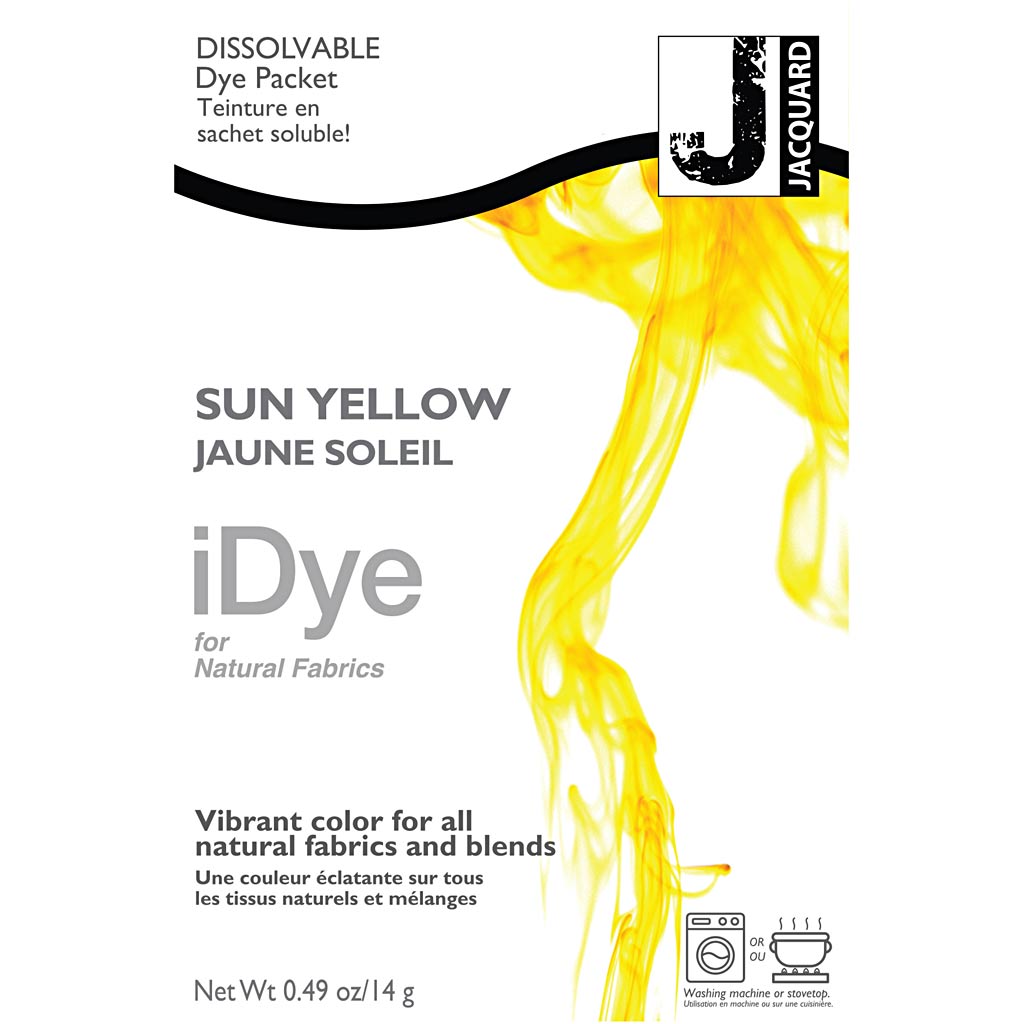 Idye für natürliche Stoffe, Sonne gelb, 14 Gr 1 Box
