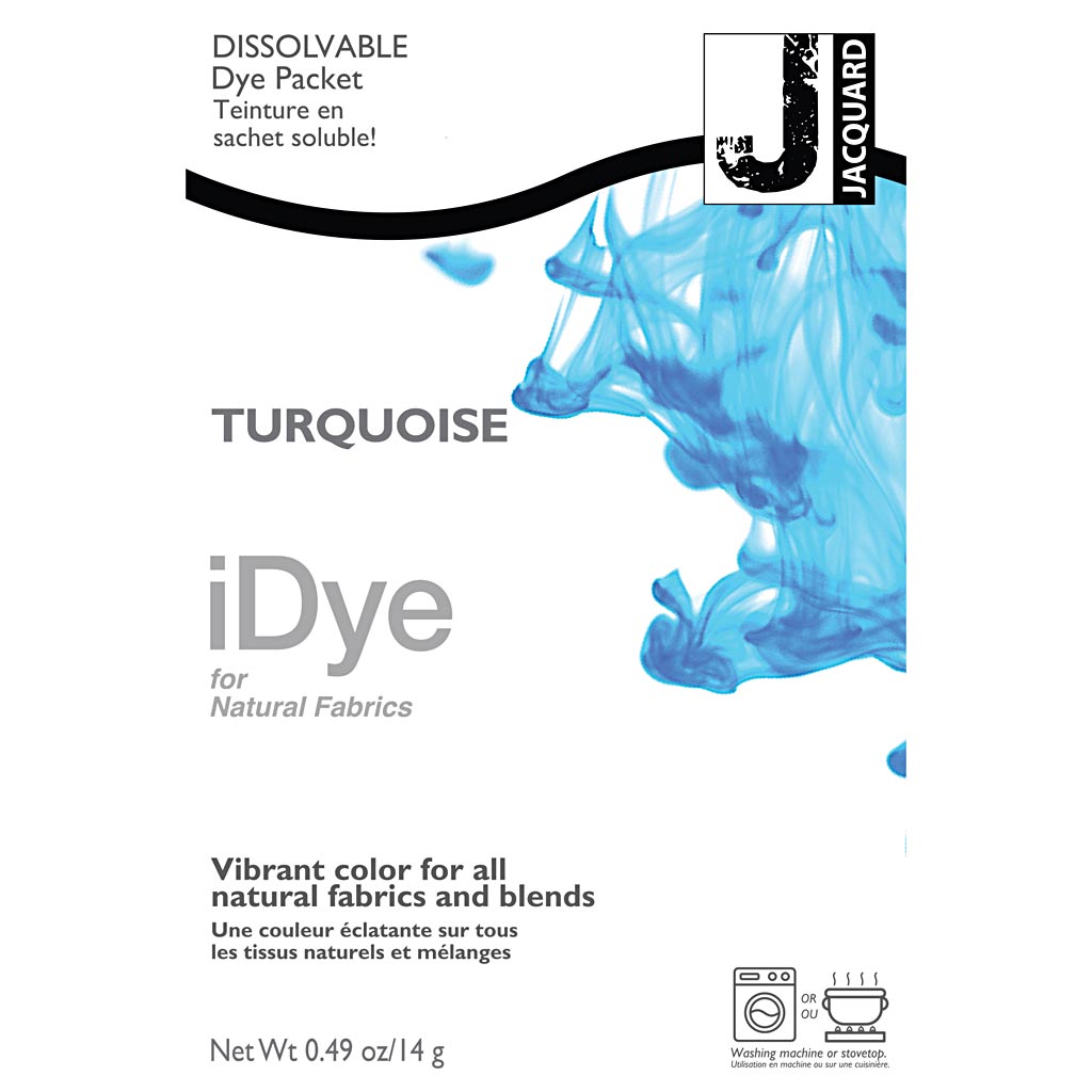 Idye für natürliche Stoffe, Türkis, 14 Gr 1 Box