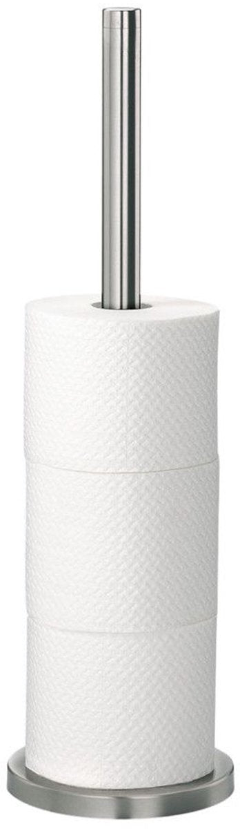 Tiger - Ersatzrollenhalter für 5 Rollen - freistehend - gebürsteter Edelstahl