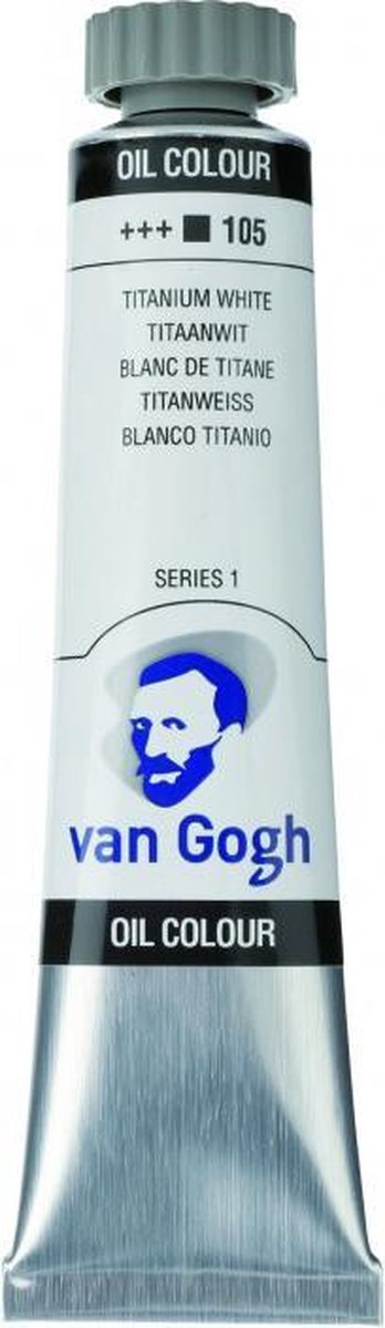 Van Gogh • Ölfarbe, Tube 20 ml, Titanweiß (Distelöl) 105