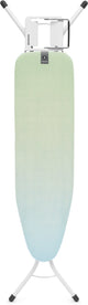 Brabantia Bügelbrett A – für Bügeleisen – 110 x 30 cm – beruhigendes Meer