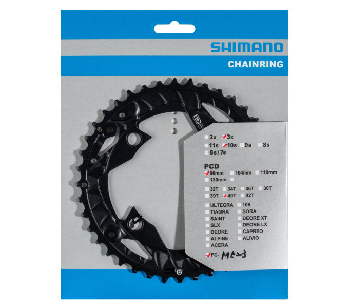 Shimano - Kette Top 40T FC -MT500 FC -M523 (AN) 10 Geschwindigkeit - Schwarz
