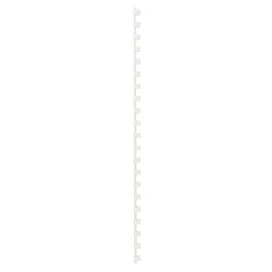 Binderücken GBC Kunststoff A4 8 mm weiß Kapazität 45 Blatt