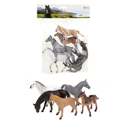 Toi-Toys Animal World Horses, 5st.