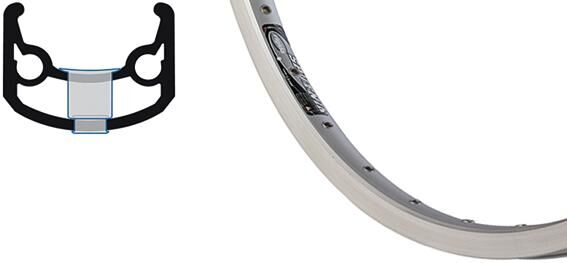 Ryde Rim Sputnik Alu DV 19-622 36H Sil.