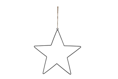 Natural Collections Sterndraht-Anhänger aus Metall, 38 cm