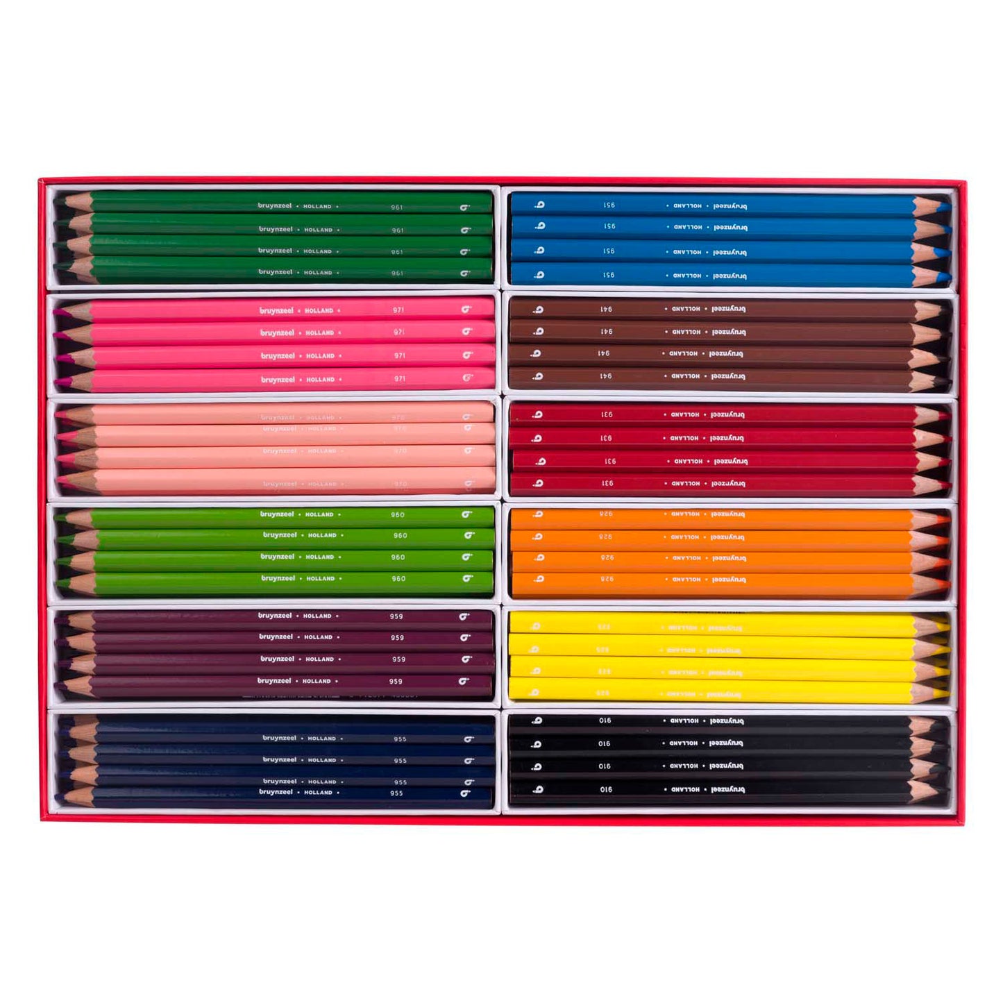 Bruynzeel Megafarbene Bleistiftset, 12x12 Farben