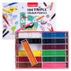 Bruynzeel Dreier Bleistiftset, 12x12 Farben
