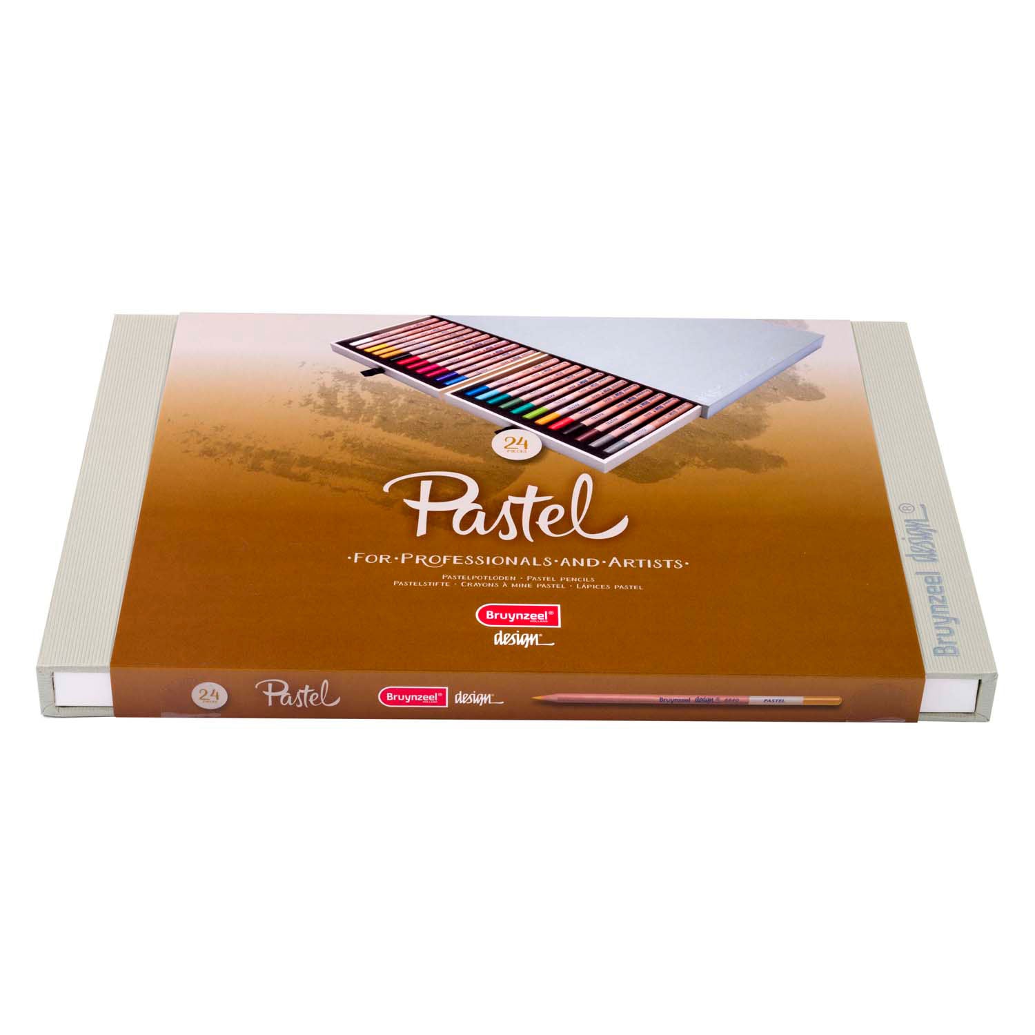 Bruynzeel Design Pastell Bleistiftbox, 24 Farben