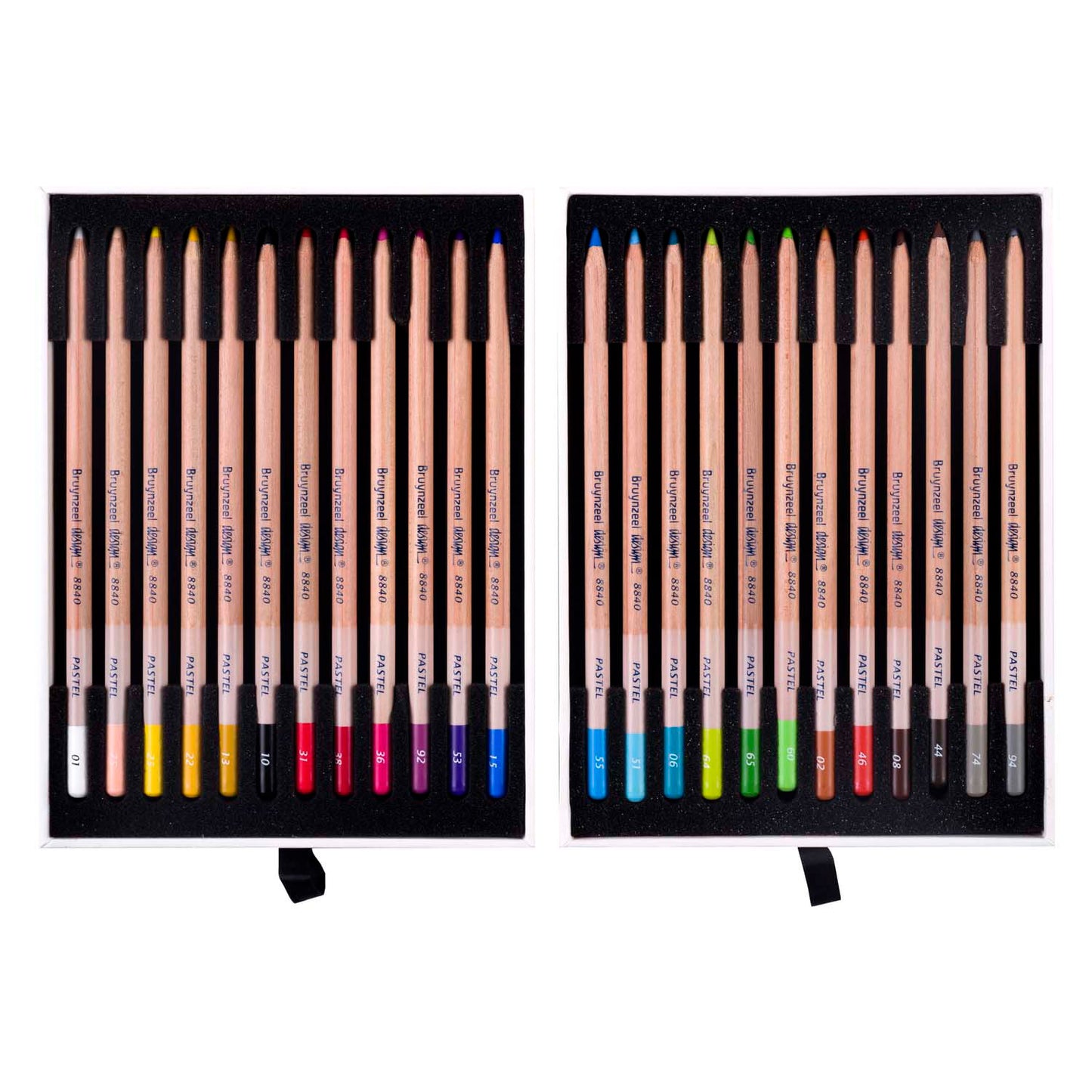 Bruynzeel Design Pastell Bleistiftbox, 24 Farben