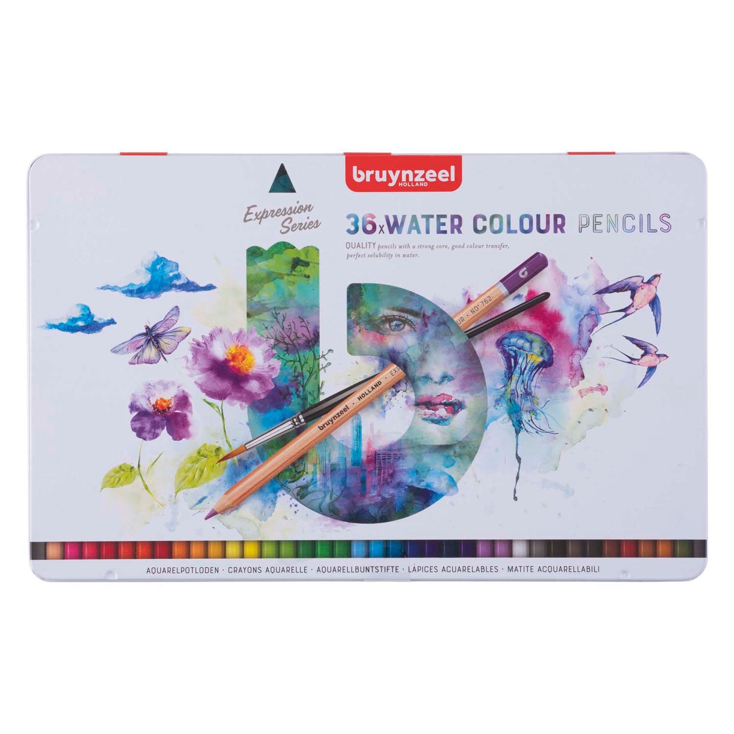 Bruynzeel Expression Aquarel Stifte Blik 36