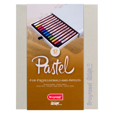 Bruynzeel Design Pastell Bleistiftbox, 12 Farben