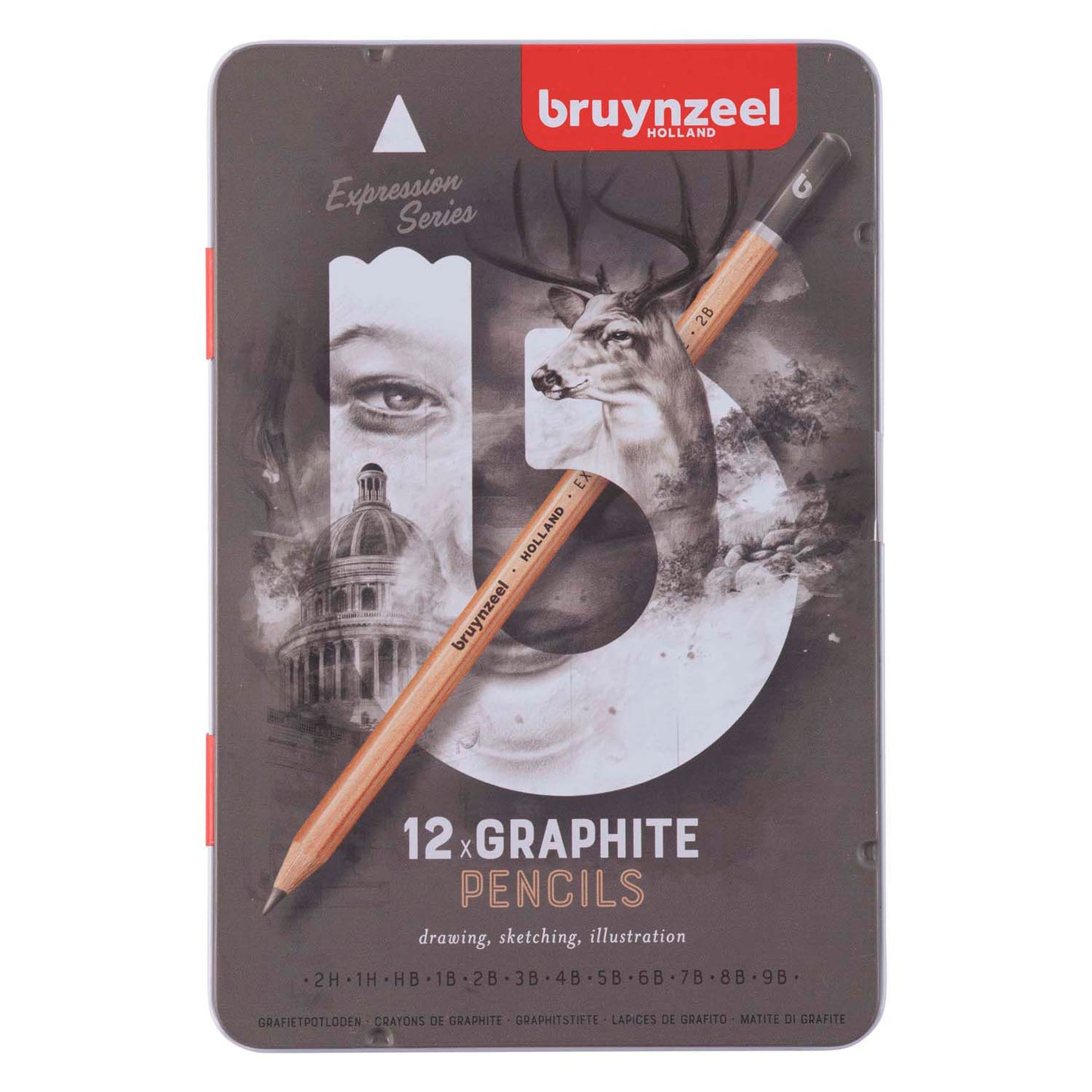Bruynzeel Expression Graphitstifte Blik 12