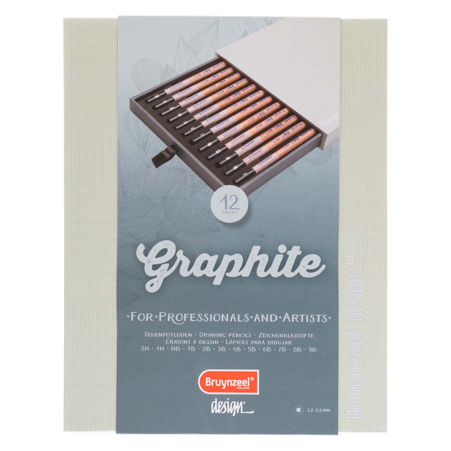 Bruynzeel Design Graphit Box 12 Teile
