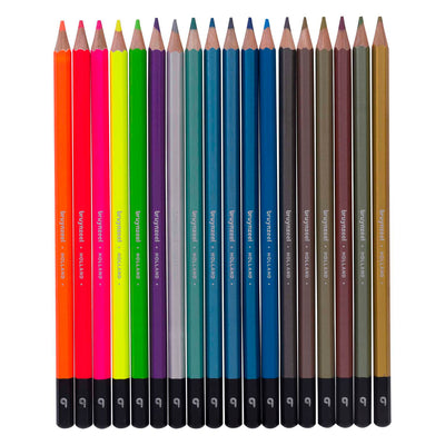 Bruynzeelfarbene Stifte sehen metallisches Neon aus, 18 Farben