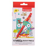 Bruynzeel Mega farbige Stifte Set 12 - afbeelding 2