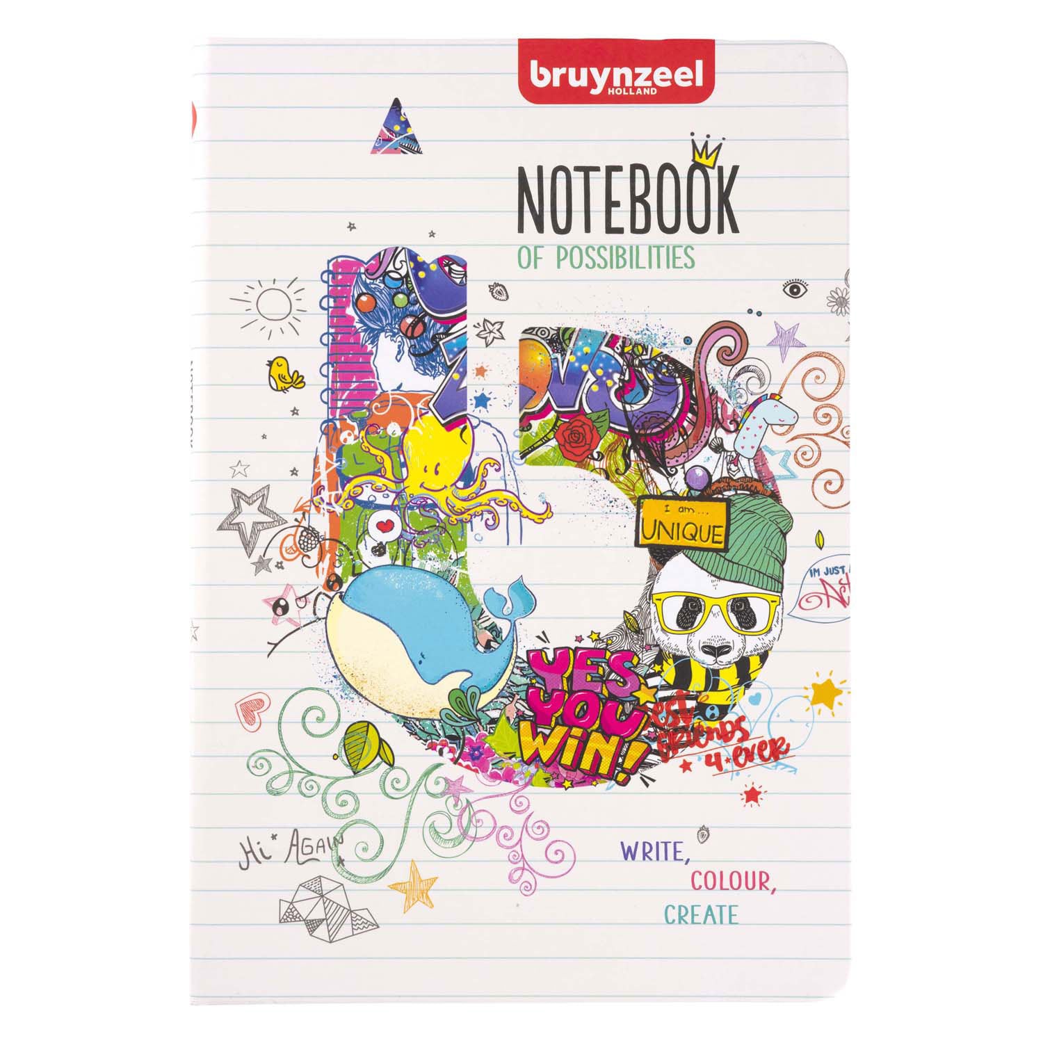 Bruynzeel Notebook A5 80 g M 160 Seiten