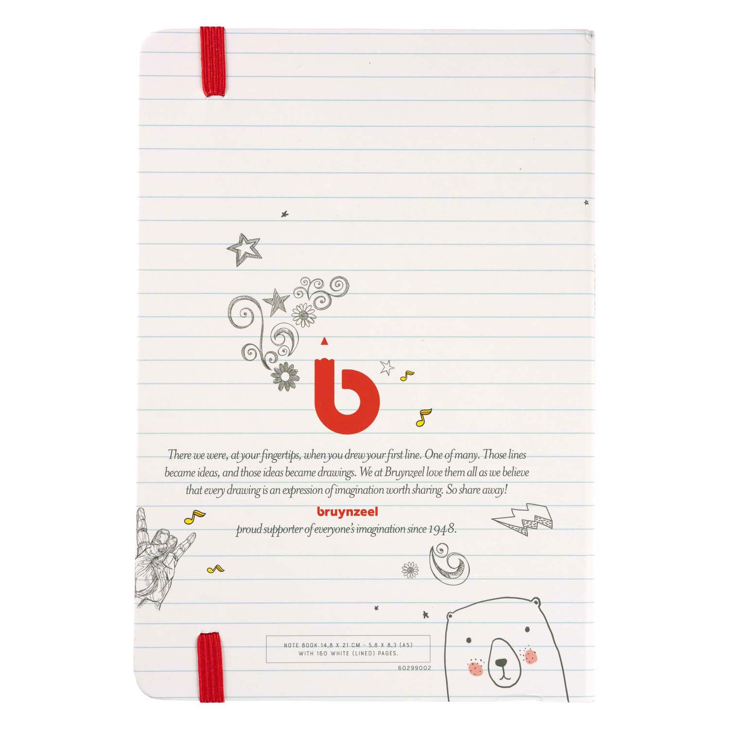 Bruynzeel Notebook A5 80 g M 160 Seiten