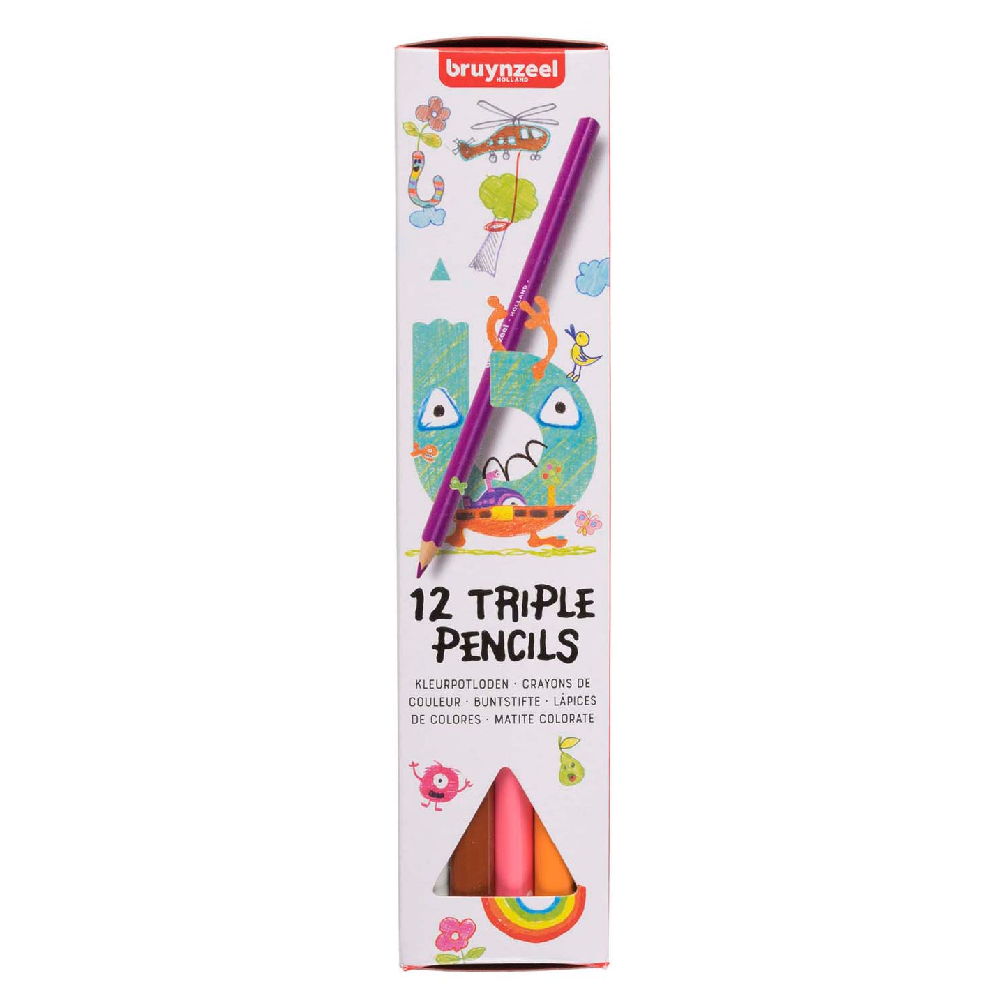 Bruynzeel dreifarbige Stifte Set 12