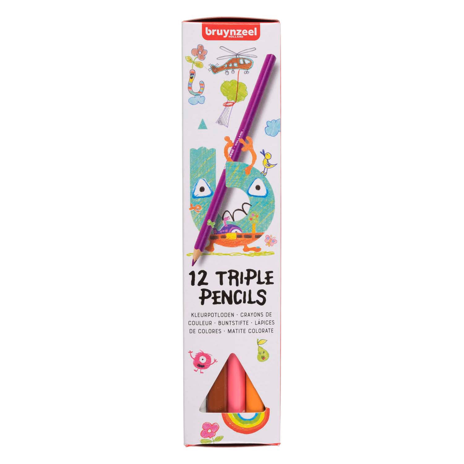 Bruynzeel dreifarbige Stifte Set 12
