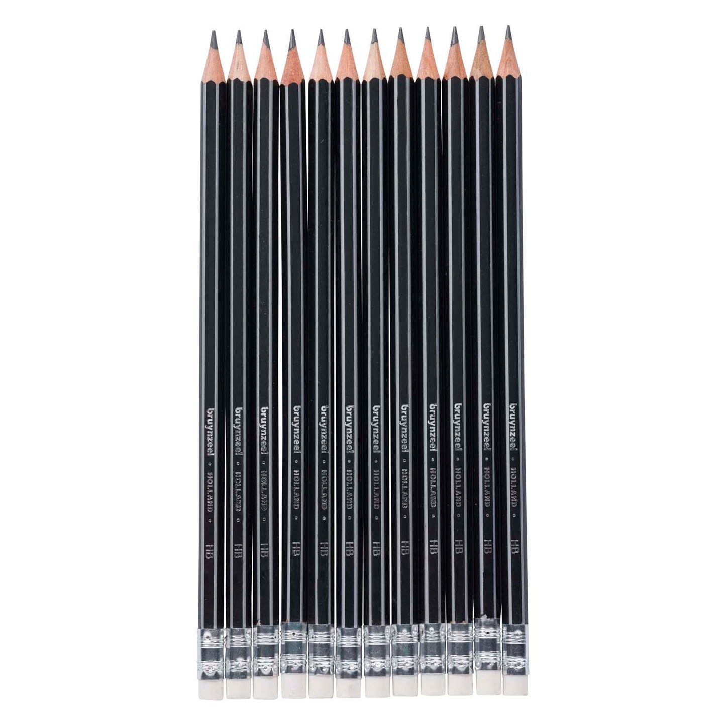 Bruynzeel Teens Hb Graphitstift mit Gumtip Set 12