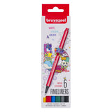 Bruynzeel Fineliner setzen grundlegend 6 Farben - afbeelding 2