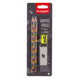 Bruynzeel Graphit Bleistift Set Neon - afbeelding 2