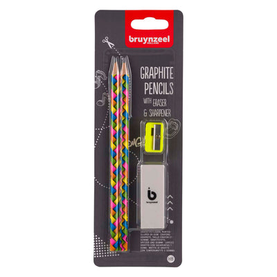 Bruynzeel Graphit Bleistift Set Neon