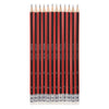 Bruynzeel HB Schwarz-Rot und Gummi-Graphitstift