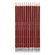 Bruynzeel HB Schwarz-Rot und Gummi-Graphitstift