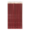 Bruynzeel Hb Graphitstift schwarz rot