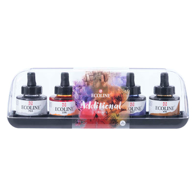Bruynzeel Ecoline Flüssigkeit Aquarell Set zusätzlich, 5x30 ml