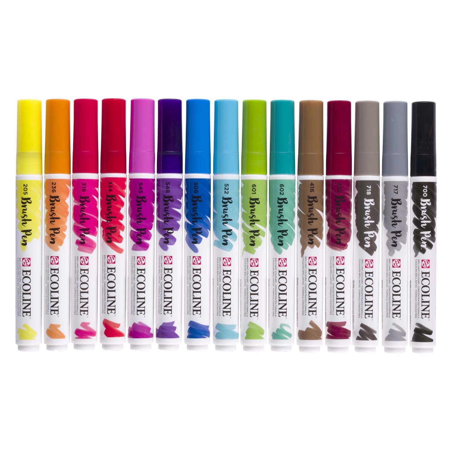 Bruynzeel Ecoline Pinselstift Set, 15 Farben