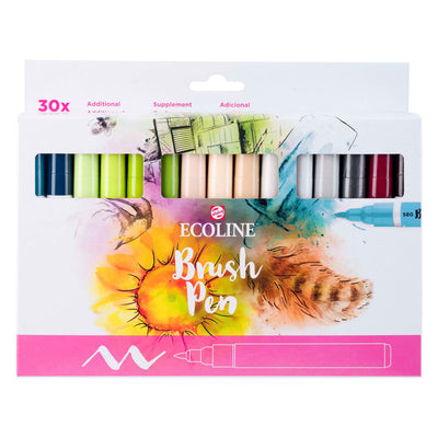Bruynzeel Ecoline Pinselstift Set zusätzliche, 30 Farben
