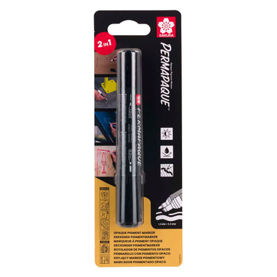 Sakura Permapaque Double Point Black